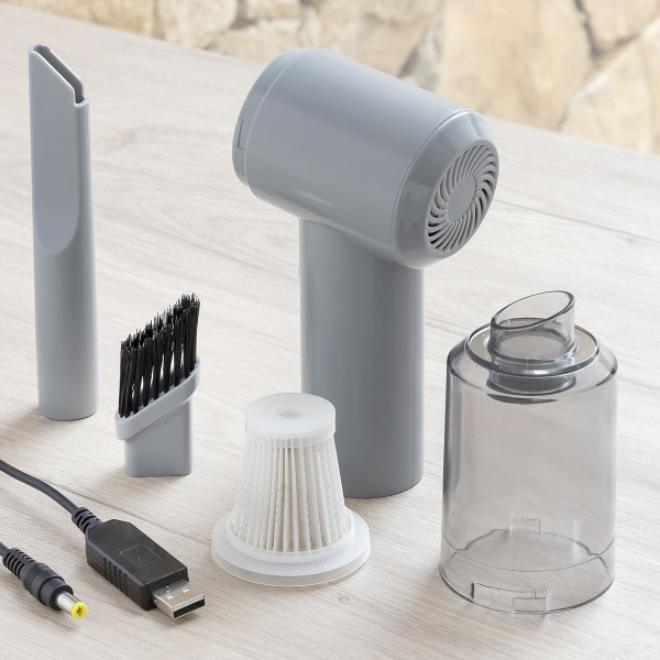 Mini aspirateur à main sans fil rechargeable avec LED