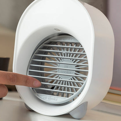 Mini-climatiseur humidificateur à ultrasons LED portable