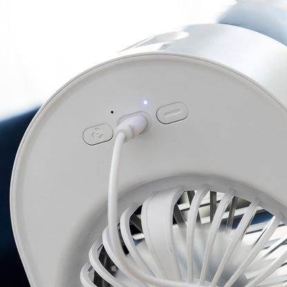 Mini-climatiseur humidificateur à ultrasons LED portable