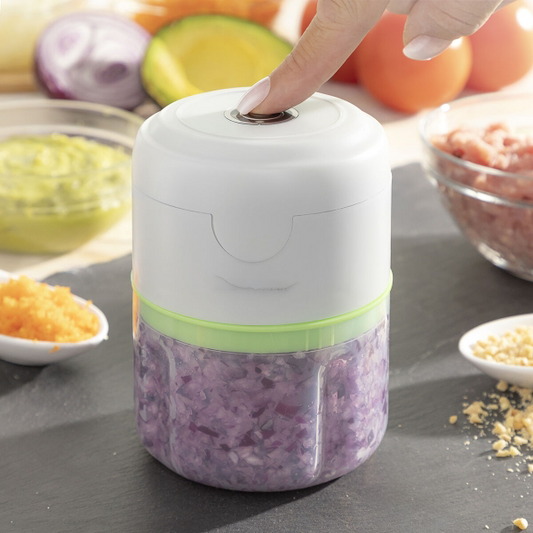 Hachoir électrique portable rechargeable pour une cuisine pratique et innovante