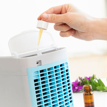 Mini rafraîchisseur d'air mobile avec LED - Fraîcheur à portée de main