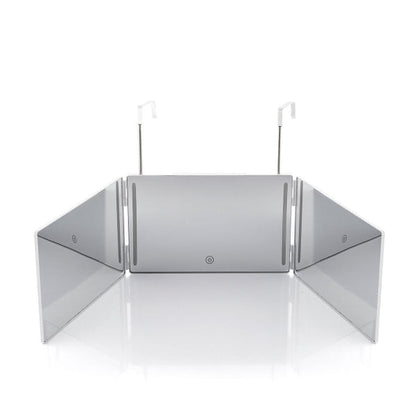 Miroir de Salle de Bain LED 360° - Éclairage Adjustable et Pliable