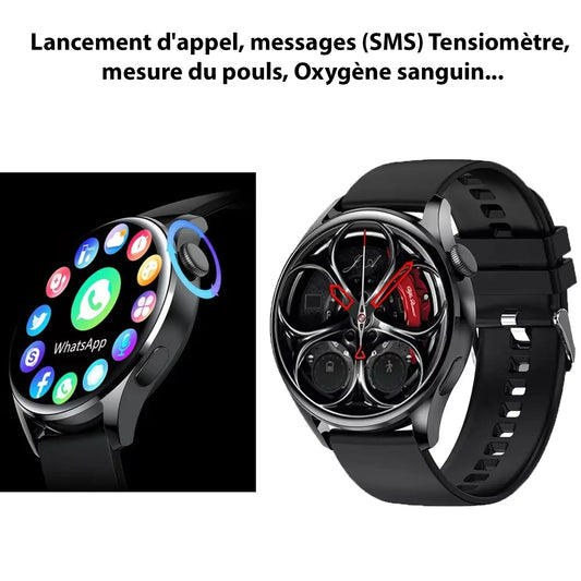 Montre Connectée Santé GT5 – Votre Compagnon Fitness et Connectivité