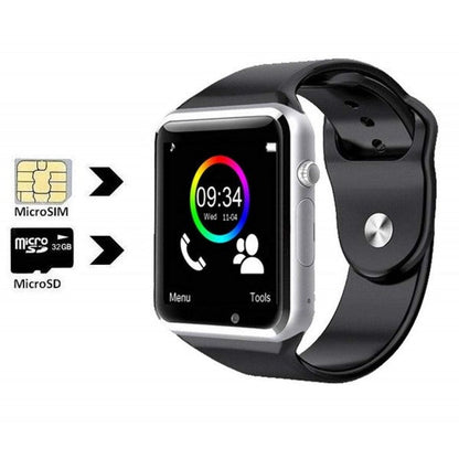 Montre Intelligente Tactile avec Caméra Intégrée et Bluetooth