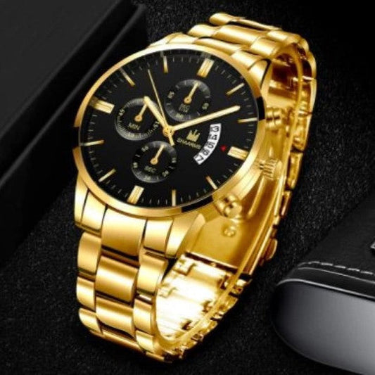 Montre à Quartz Michael Gold - Élégance intemporelle pour tous les poignets