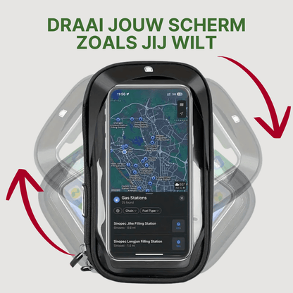 Support MotoShield™ : Le support téléphone étanche et rotatif pour vos aventures à deux roues.