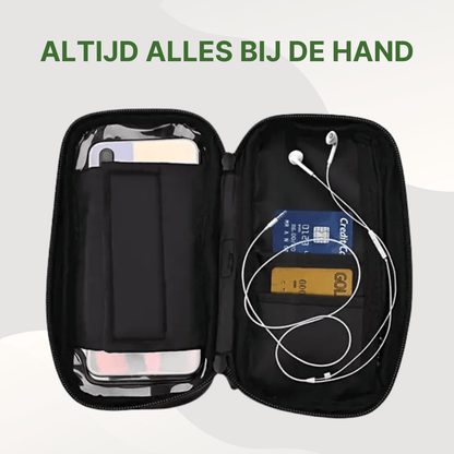 Support MotoShield™ : Le support téléphone étanche et rotatif pour vos aventures à deux roues.