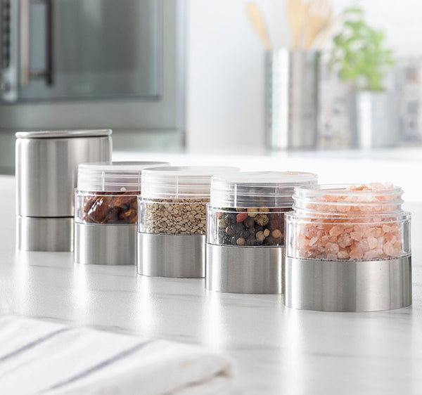 Moulin à Épices 4 en 1 - Élégance et Praticité en Cuisine