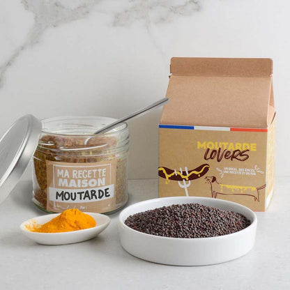 Kit bio pour préparer votre propre moutarde de Dijon - Livraison gratuite