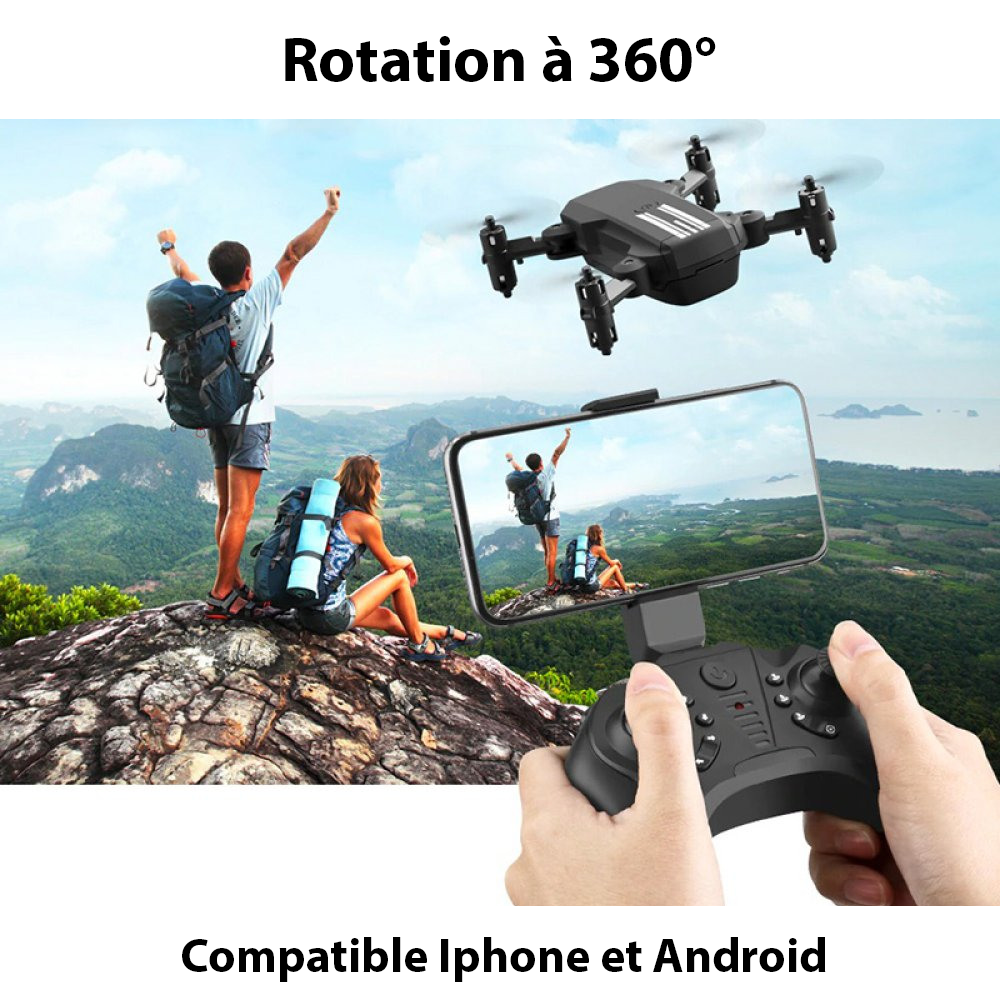 Mini Drone 4K Ultra HD avec caméra et contrôle WiFi