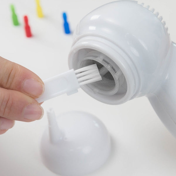 Nettoyeur d’oreilles électrique en ABS et silicone - Pratique et coloré