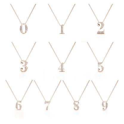 Chaîne porte-bonheur en plaqué or rose ou rhodium avec cristaux Swarovski®