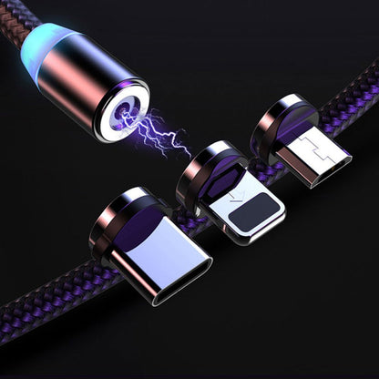 Câble Magnétique Universel en Argenté - Recharge Simple et Élégante