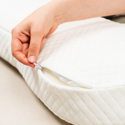 Oreiller ergonomique multifonctionnel avec housse lavable