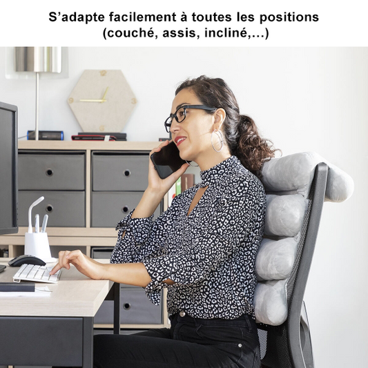 Oreiller Modulable Multifonction Tubulaire - Confort et Style au Quotidien