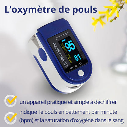 Oxymètre de Pouls Adulte et Pédiatrique - Surveillance de la Santé Simplifiée