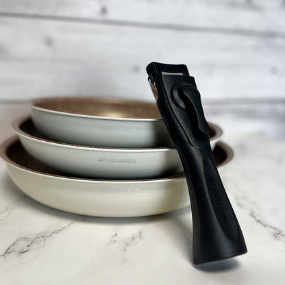 Set de 3 Poêles en Aluminium Arthur Martin – Élégance et Efficacité en Cuisine