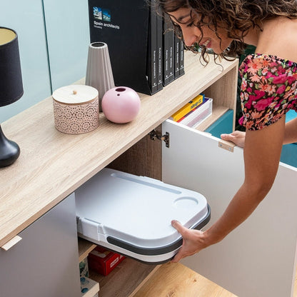 Panier de pique-nique pliable avec table intégrée - Élégance et praticité !