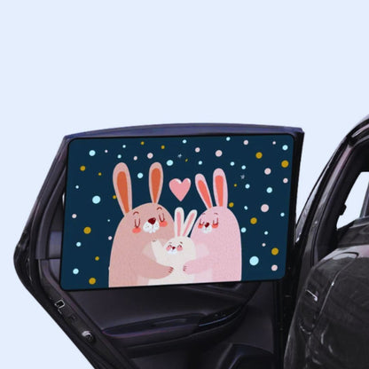 Pare-Soleil Magnétique pour Bébés - Confort et Protection Solaire en Voiture