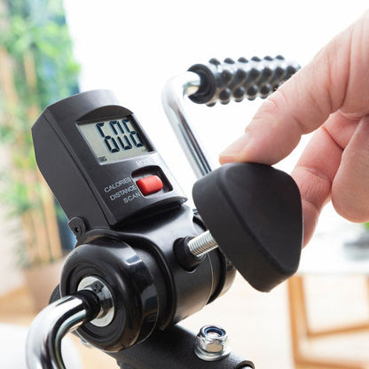 Pédalier ergonomique double pour tonifier bras et jambes à domicile