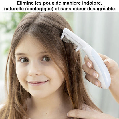 Peigne Électrique Anti-Poux Ergonomique et Écologique