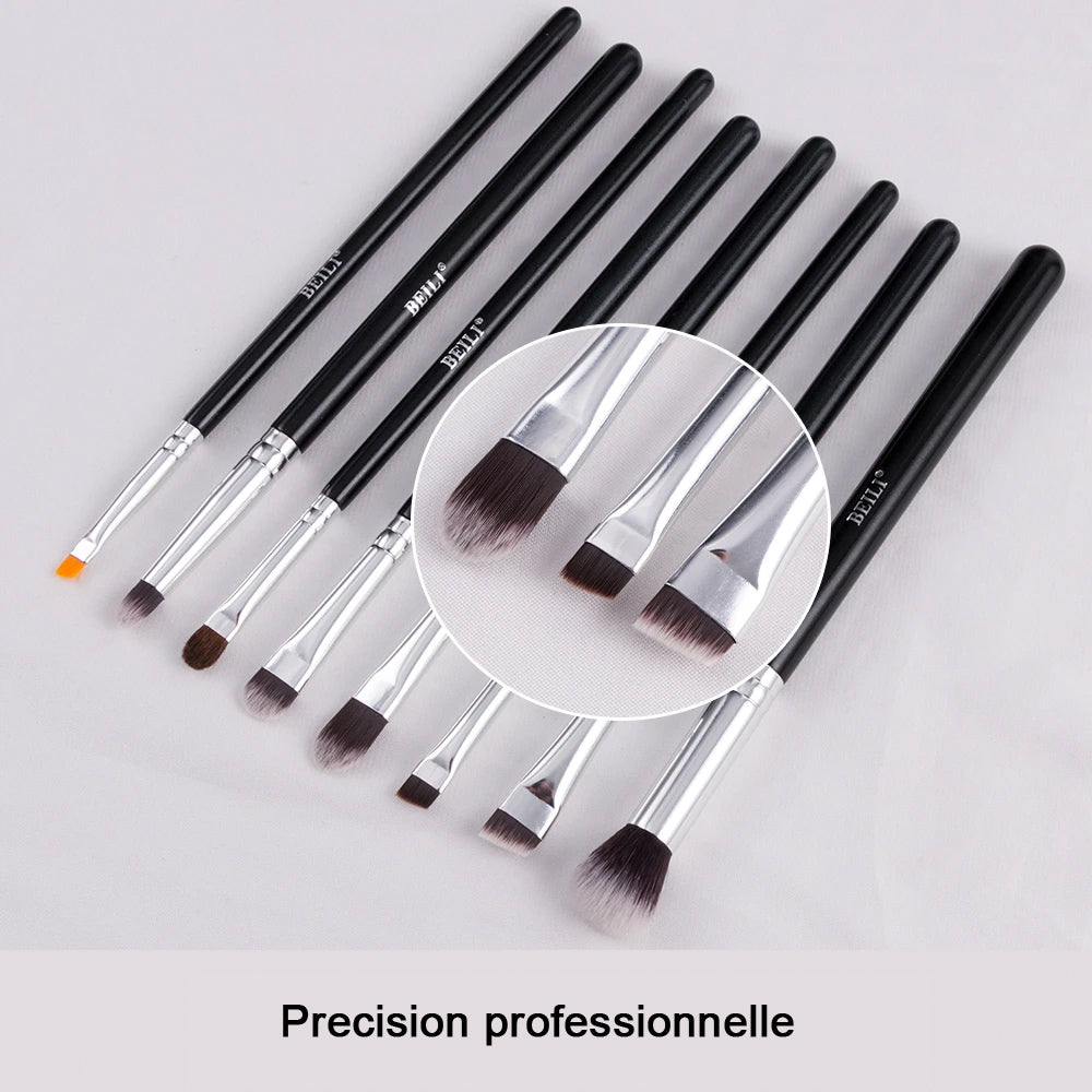 Set de 15 pinceaux en poils naturels pour un maquillage pro impeccable