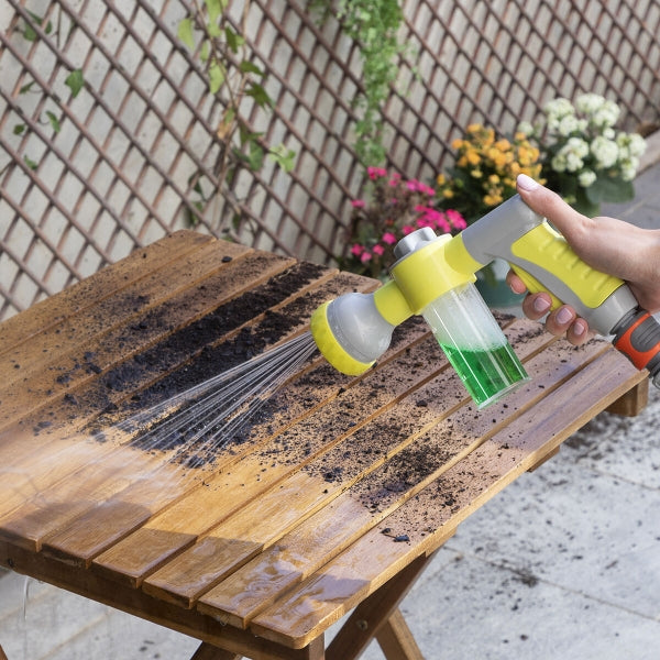 Pistolet Haute Pression Multifonction avec 8 Jets Ajustables