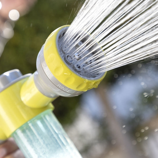 Pistolet Haute Pression Multifonction avec 8 Jets Ajustables