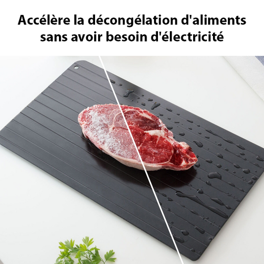 Plaque de Décongélation Rapide pour Aliments - Gagnez du Temps en Cuisine