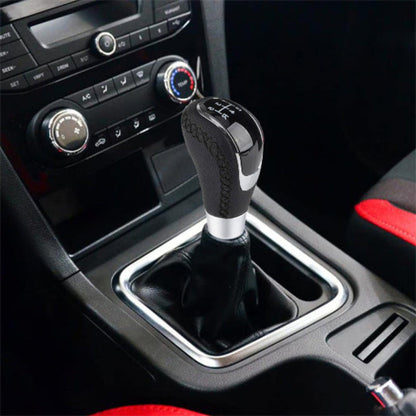 Pommeau de levier de vitesse ergonomique en aluminium brossé