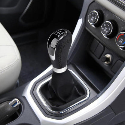 Pommeau de levier de vitesse ergonomique en aluminium brossé