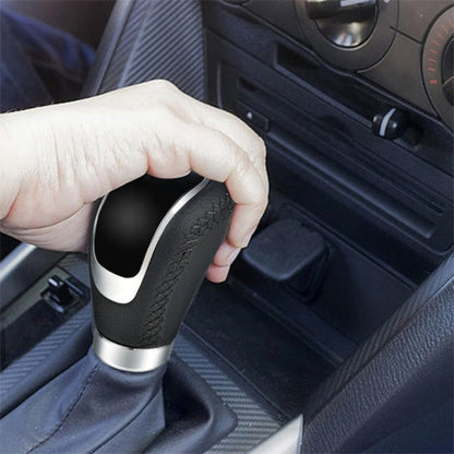 Pommeau de levier de vitesse ergonomique en aluminium brossé