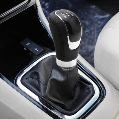 Pommeau de levier de vitesse ergonomique en aluminium brossé