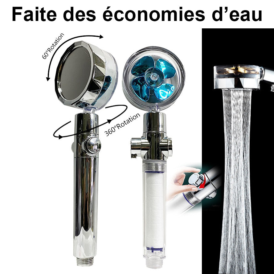 Pommeau de Douche Économique Haute Pression 360°