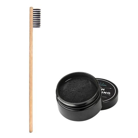Kit de Blanchiment Dentaire Éclaircissant au Charbon Naturel
