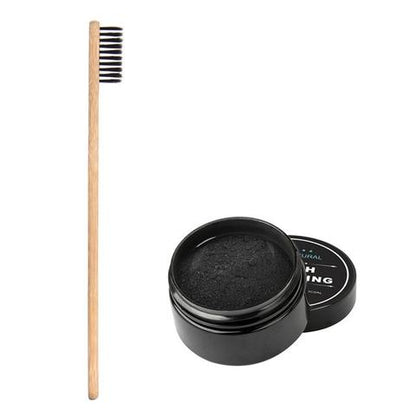 Kit de Blanchiment Dentaire Éclaircissant au Charbon Naturel