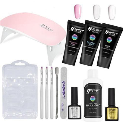 Kit Polygel Professionnel pour Manucure à Domicile
