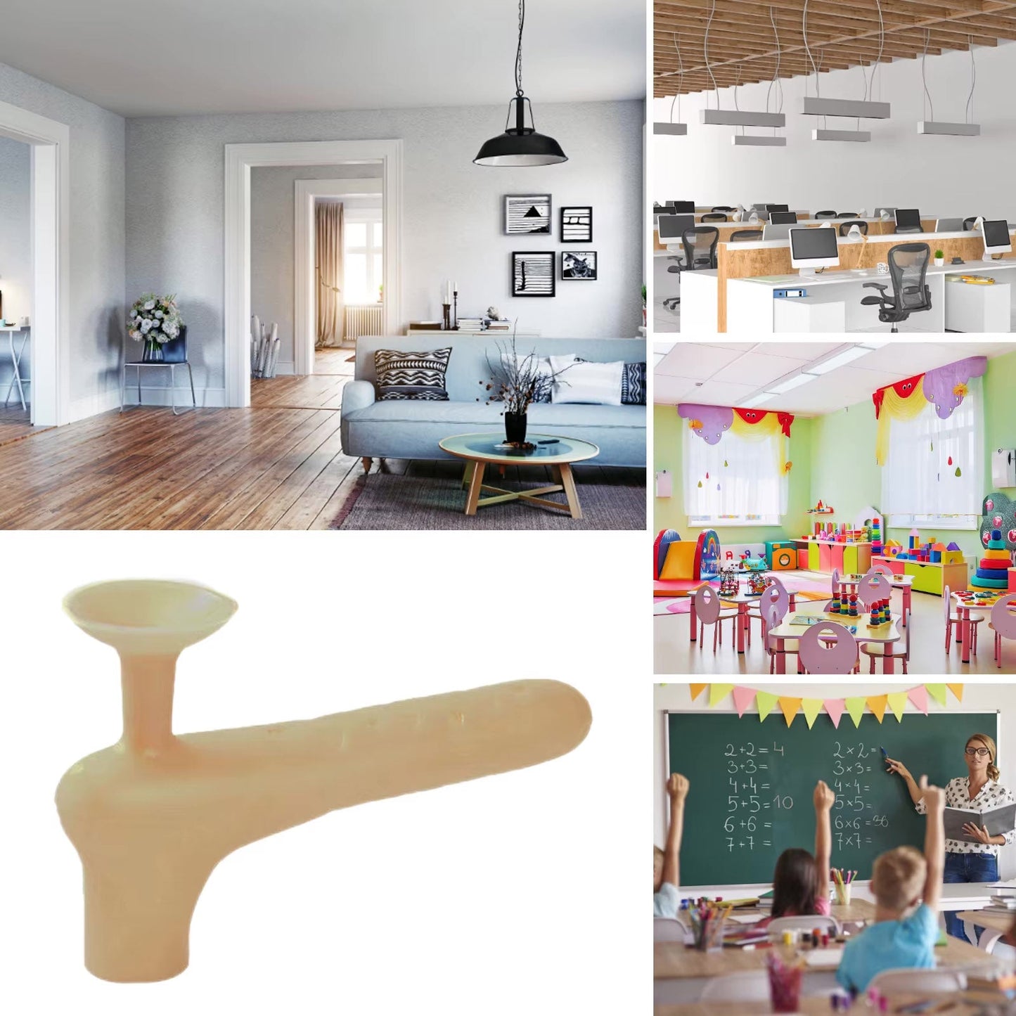 Protège-poignée en silicone élégante et pratique