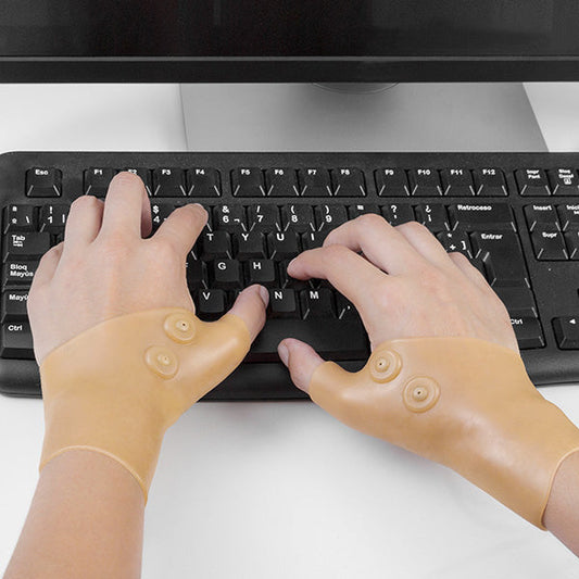 Protèges poignets de compression avec points magnétiques - Pack de 2