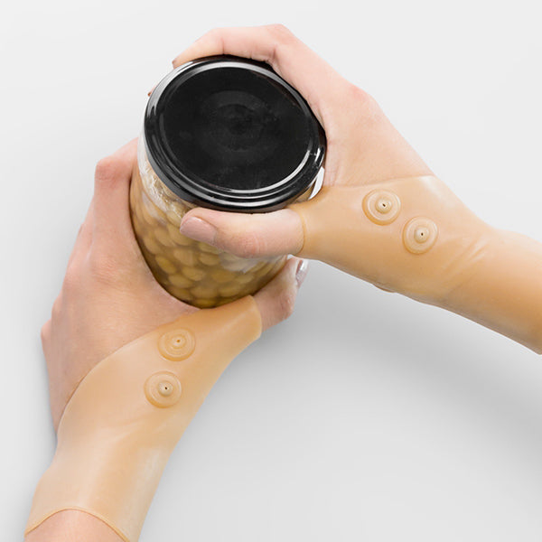 Protèges poignets de compression avec points magnétiques - Pack de 2