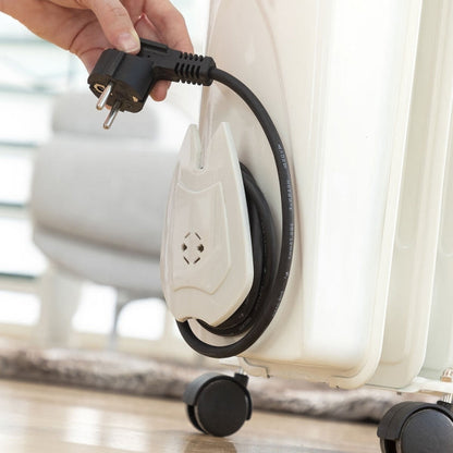 Radiateur à huile à roulettes avec thermostat - Éco-énergétique et silencieux