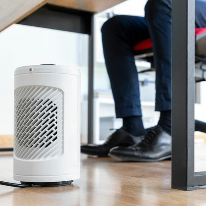 Radiateur céramique oscillant à faible consommation avec thermostat - Chaleur rapide et sécurisée