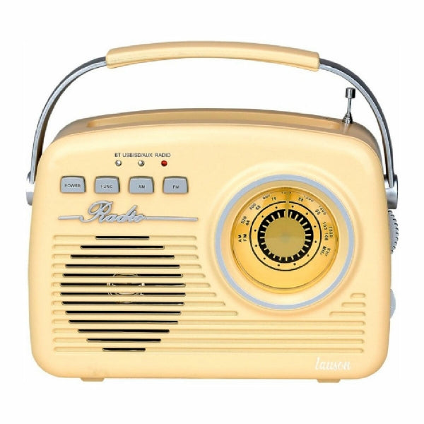 Radio Lauson Vintage avec Bluetooth et USB - Élégance Rétro Moderne