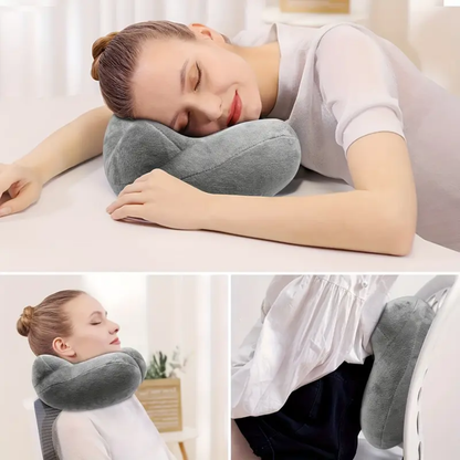 Coussin de Voyage Ergonomique DreamRest™ : Confort Premium et Entretien Facile