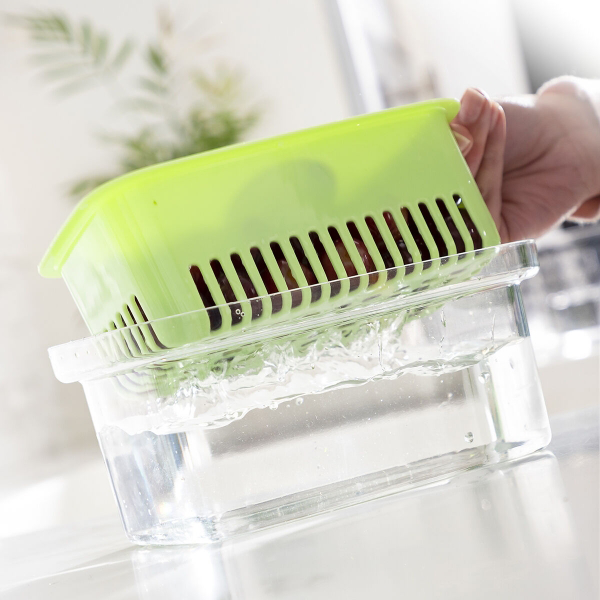 Contenant en Silicone Innovant avec Ventilation et Filtration