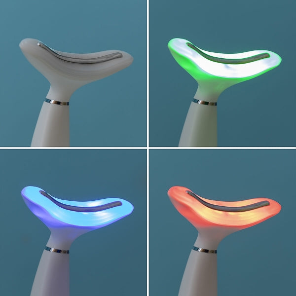 Réducteur de double-menton 3-en-1 avec photothérapie et thermothérapie