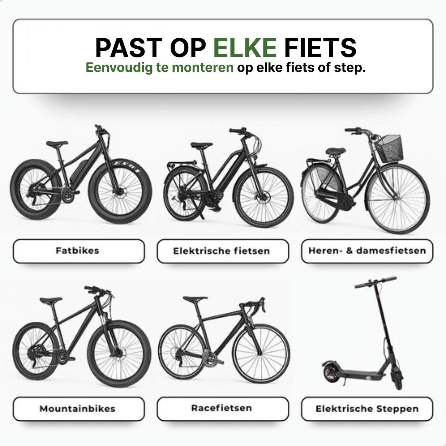 Reflectra Fietsspiegel - Vision Clé et Sécurité Optimale pour Cyclistes