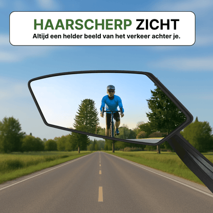 Reflectra Fietsspiegel - Vision Clé et Sécurité Optimale pour Cyclistes