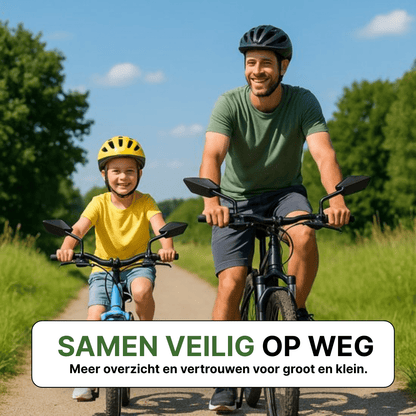 Reflectra Fietsspiegel - Vision Clé et Sécurité Optimale pour Cyclistes