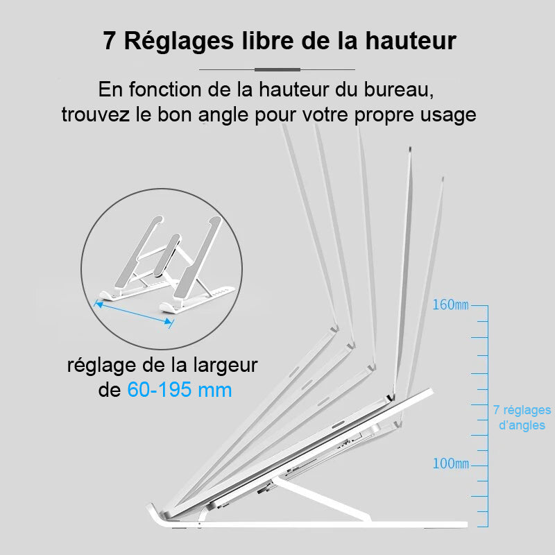 Siège de Bureau Ergonomique avec Rehausseur Intégré